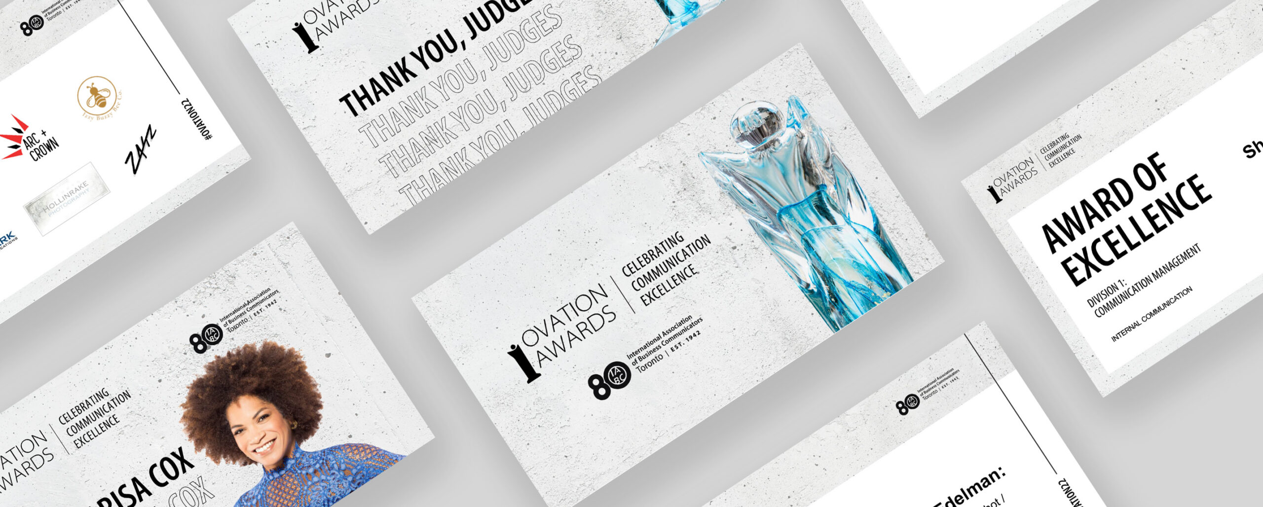 Ovation Awards presentation slides