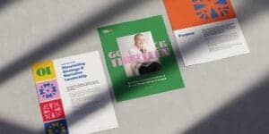 example pages of the Goodluck 13 stationery